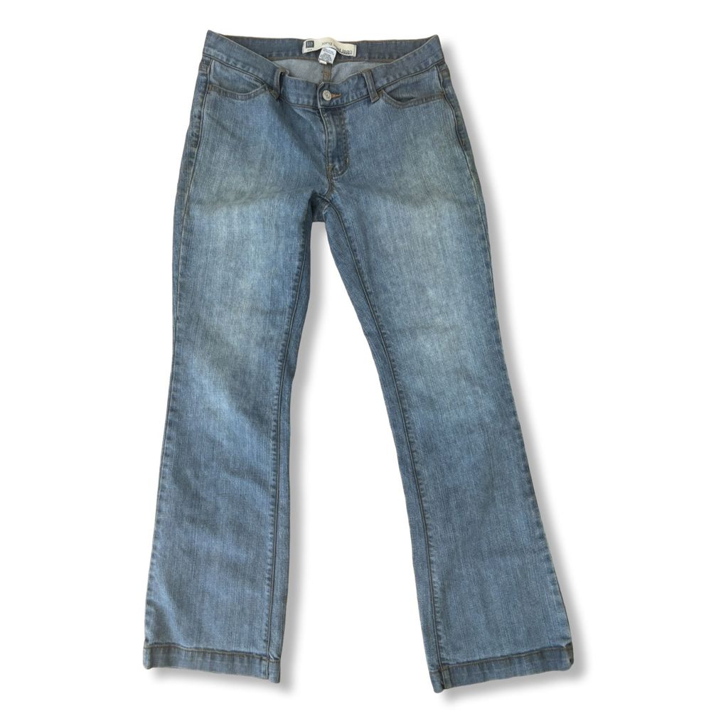 Gap Jeans Long & Lean Stretch Womans Sz 4 straight leg jeans